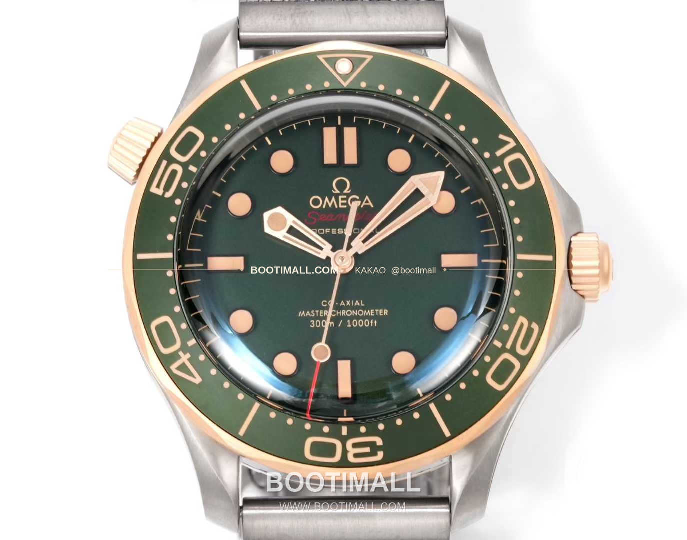 오메가 씨마스터 다이버300M 티타늄베젤 그레이다이얼 야광 오토매틱 Omega Seamaster Diver 300M Titanium Bezel Grey Dial Luminous Automatic 42mm 2