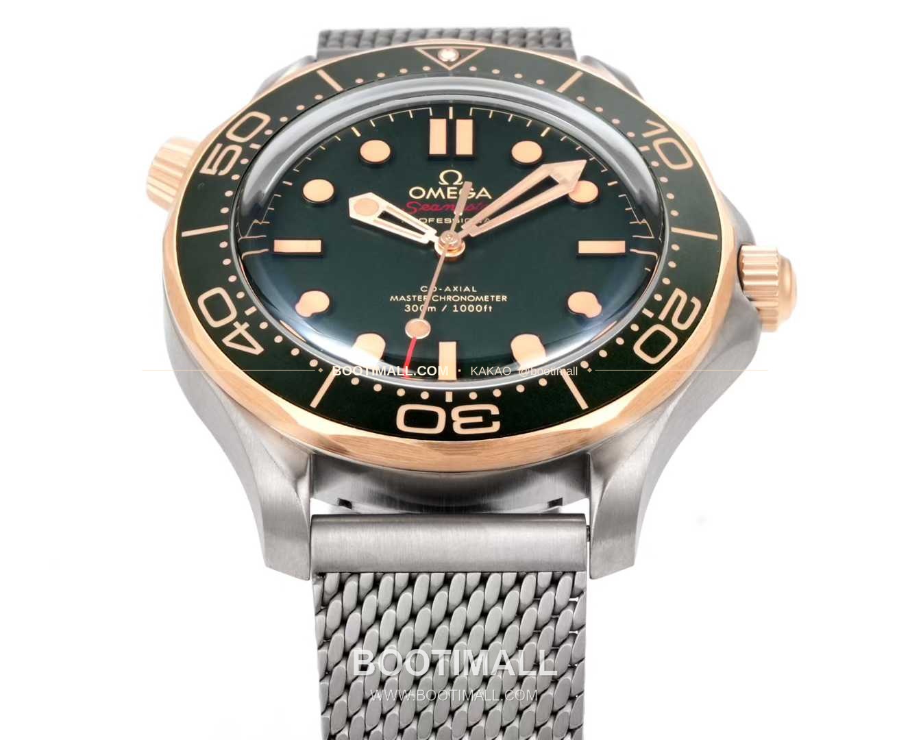 오메가 씨마스터 다이버300M 티타늄베젤 그레이다이얼 야광 오토매틱 Omega Seamaster Diver 300M Titanium Bezel Grey Dial Luminous Automatic 42mm 3