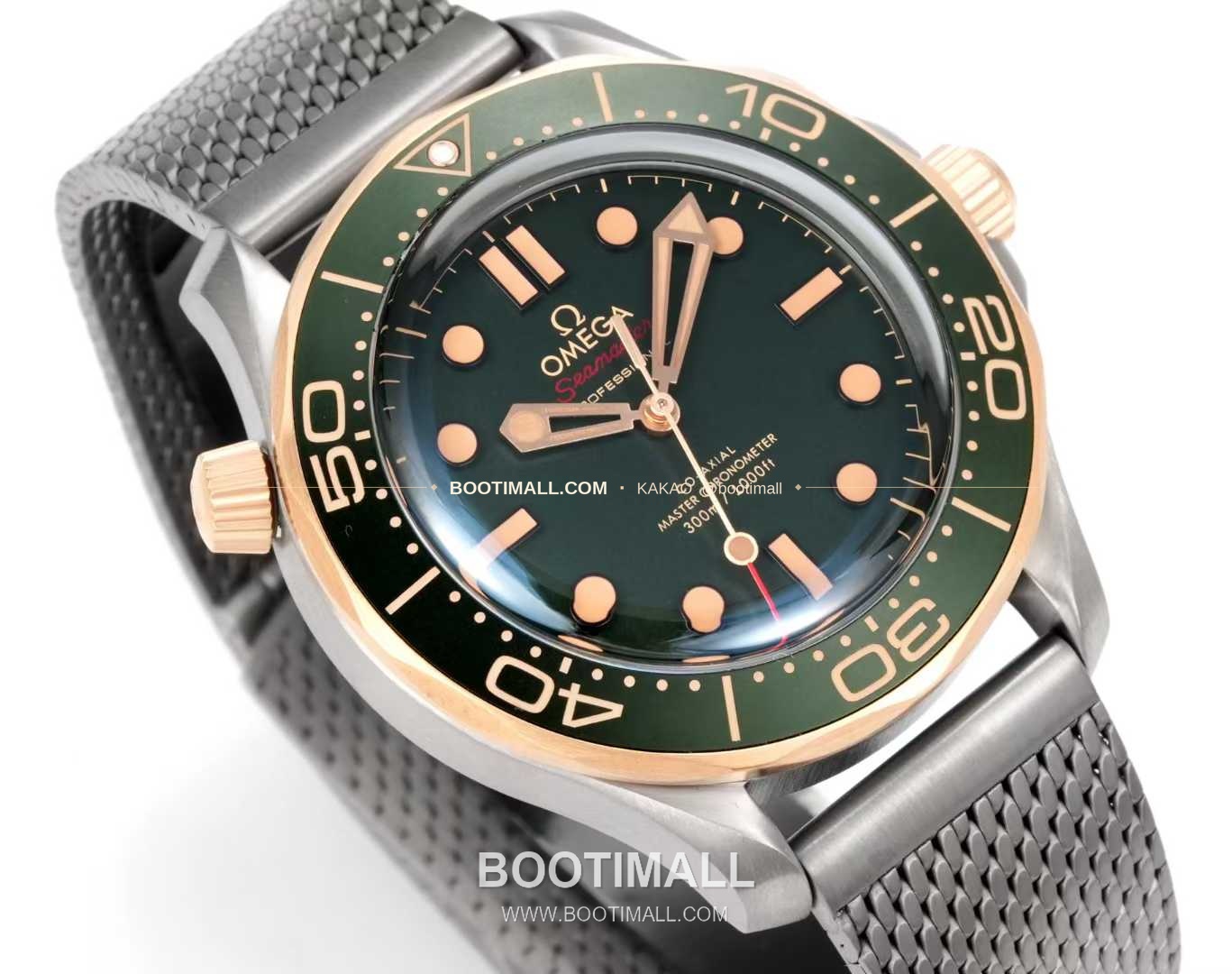 오메가 씨마스터 다이버300M 티타늄베젤 그레이다이얼 야광 오토매틱 Omega Seamaster Diver 300M Titanium Bezel Grey Dial Luminous Automatic 42mm 4