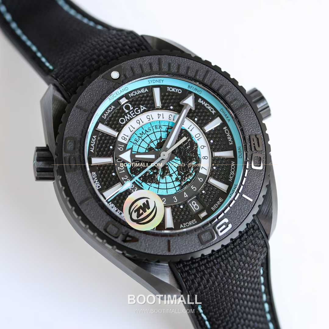 오메가 씨마스터 플래닛오션 세라믹 월드타이머 블랙다이얼 오토매틱 Omega Seamaster Planet Ocean Ceramic Worldtimer Black Dial Automatic 45.5mm 2