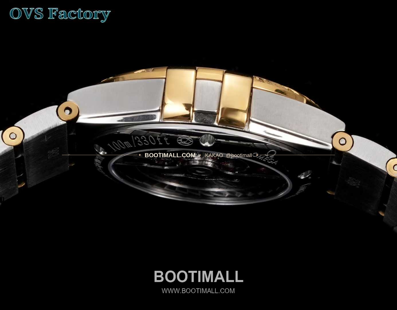 오메가 컨스텔레이션 스틸 골드톤 다이아몬드 로만베젤 데이트 오토매틱 Omega Constellation Steel Gold Tone Diamond Roman Bezel Date Automatic 123.25.38.21.58.002 38mm 7