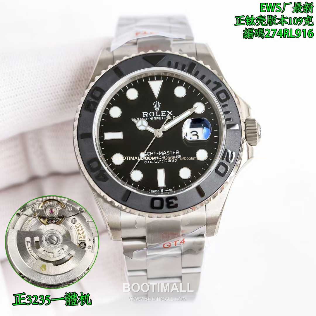 롤렉스 요트마스터 티타늄 블랙다이얼 세라믹베젤 오토매틱 Rolex Yacht-Master Titanium Black Dial Ceramic Bezel Automatic 226627 42mm 1