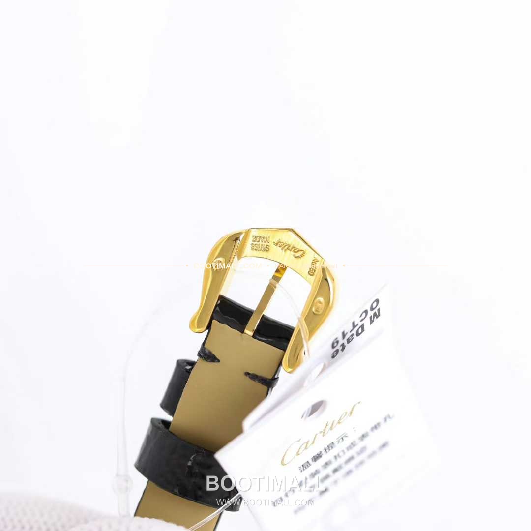 까르띠에 베누아 미니 스틸 화이트다이얼 로만인덱스 블루핸즈 쿼츠 Cartier Mini Baignoire Steel White Dial Roman Index Blue Hands Quartz 24.6mm 9