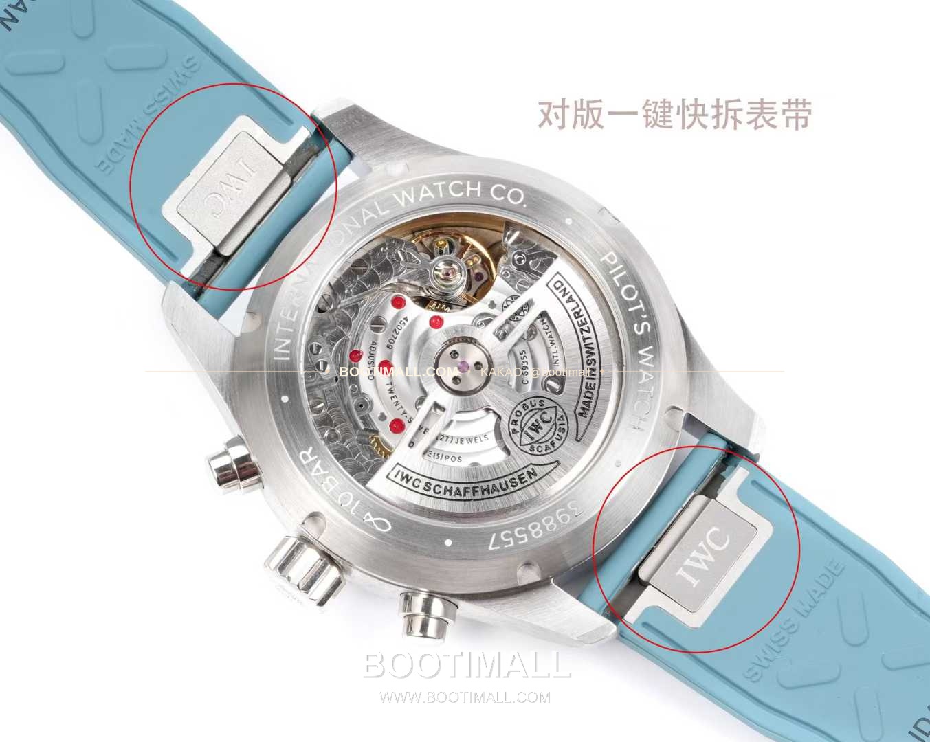 아이더블유씨 파일럿 크로노그래프 블랙골드 다이얼 러버밴드 오토매틱 IWC Pilot Chronograph Black Gold Dial Rubber Strap Automatic IW388116 41mm 10