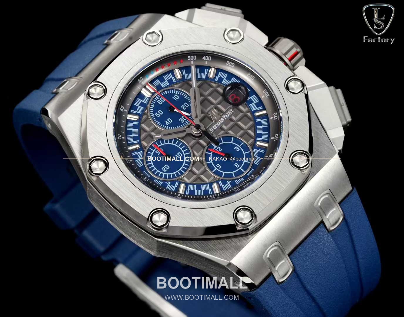 오데마피게 로열오크 오프쇼어 슈마허 에디션 스틸 크로노그래프 러버밴드 오토매틱 Audemars Piguet Royal Oak Offshore Schumacher Edition Steel Chronograph Rubber Strap Automatic 26568PM 44mm 5