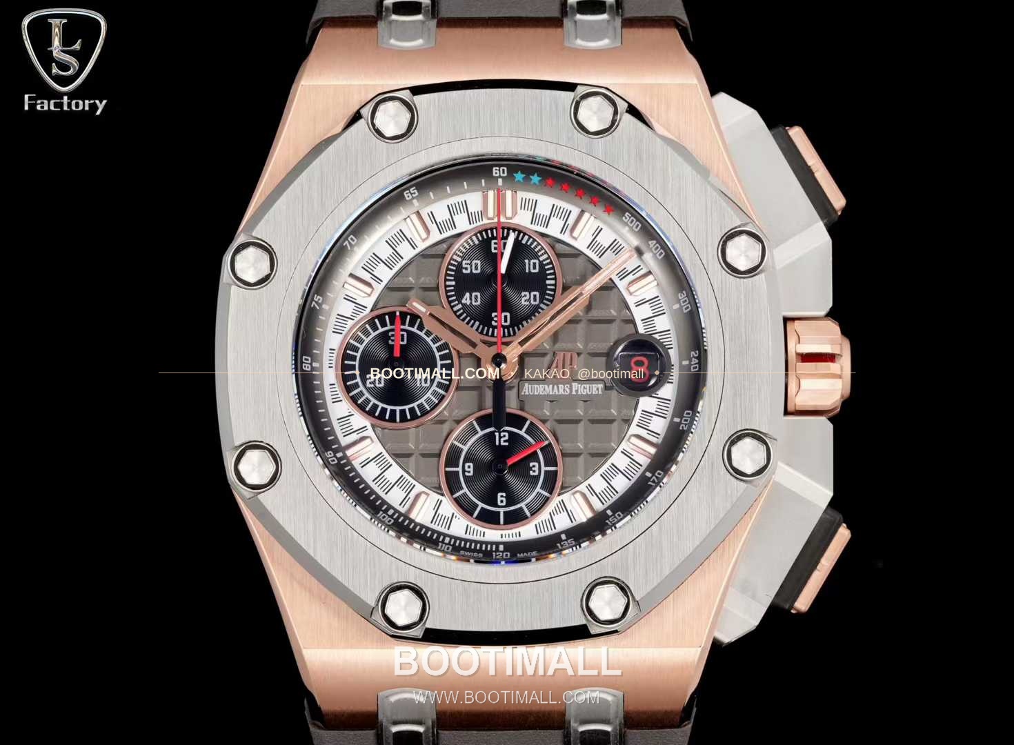 오데마피게 로열오크 오프쇼어 슈마허 에디션 스틸 크로노그래프 러버밴드 오토매틱 Audemars Piguet Royal Oak Offshore Schumacher Edition Steel Chronograph Rubber Strap Automatic 26568PM 44mm 2