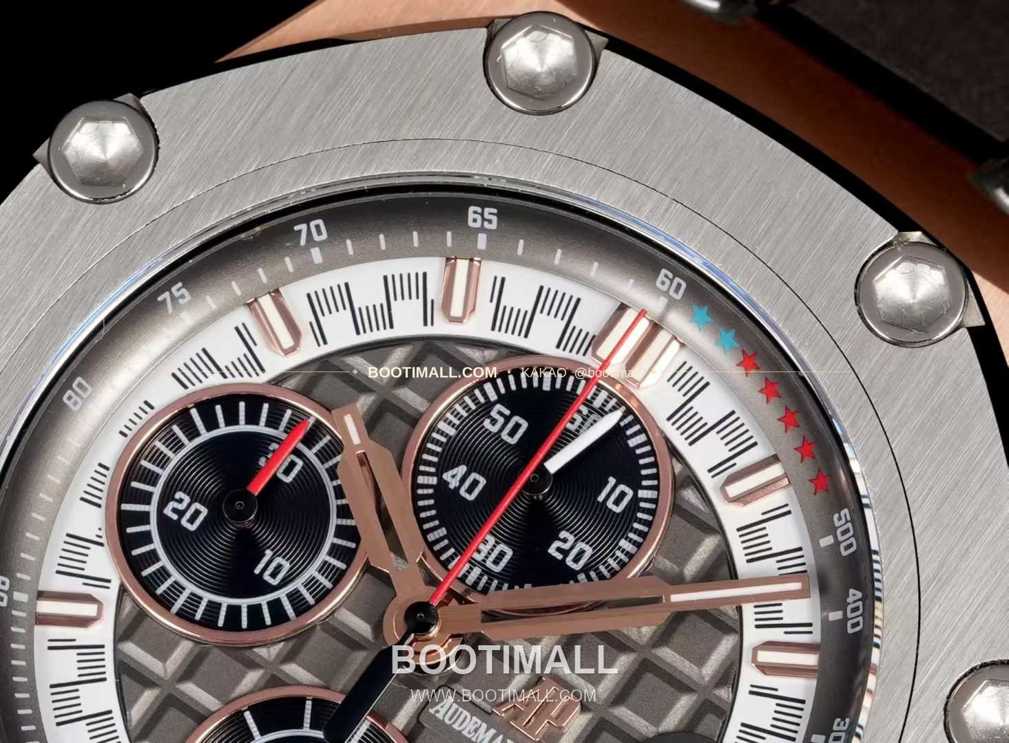 오데마피게 로열오크 오프쇼어 슈마허 에디션 스틸 크로노그래프 러버밴드 오토매틱 Audemars Piguet Royal Oak Offshore Schumacher Edition Steel Chronograph Rubber Strap Automatic 26568PM 44mm 5