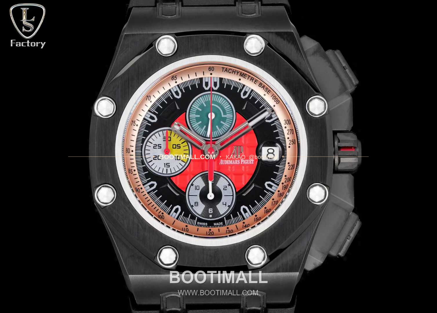 오데마피게 로열오크 오프쇼어 슈마허 에디션 스틸 크로노그래프 러버밴드 오토매틱 Audemars Piguet Royal Oak Offshore Schumacher Edition Steel Chronograph Rubber Strap Automatic 26568PM 44mm 2