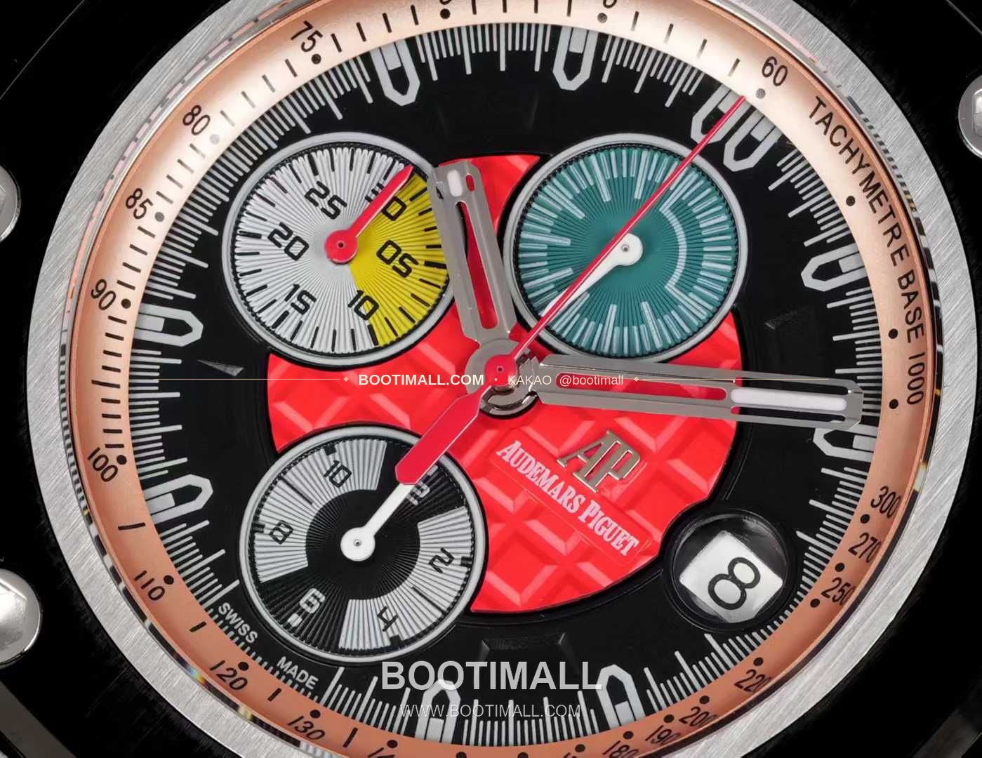 오데마피게 로열오크 오프쇼어 슈마허 에디션 스틸 크로노그래프 러버밴드 오토매틱 Audemars Piguet Royal Oak Offshore Schumacher Edition Steel Chronograph Rubber Strap Automatic 26568PM 44mm 5