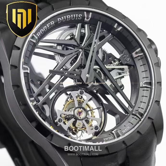 로저드뷔 엑스칼리버 플라잉 투르비용 스켈레톤 블루다이얼 오토매틱 Roger Dubuis Excalibur Flying Tourbillon Skeleton Blue Dial Automatic 42mm 4