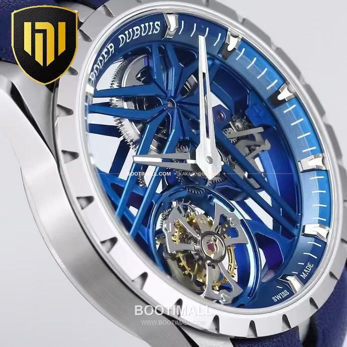 로저드뷔 엑스칼리버 플라잉 투르비용 스켈레톤 블루다이얼 오토매틱 Roger Dubuis Excalibur Flying Tourbillon Skeleton Blue Dial Automatic 42mm 2