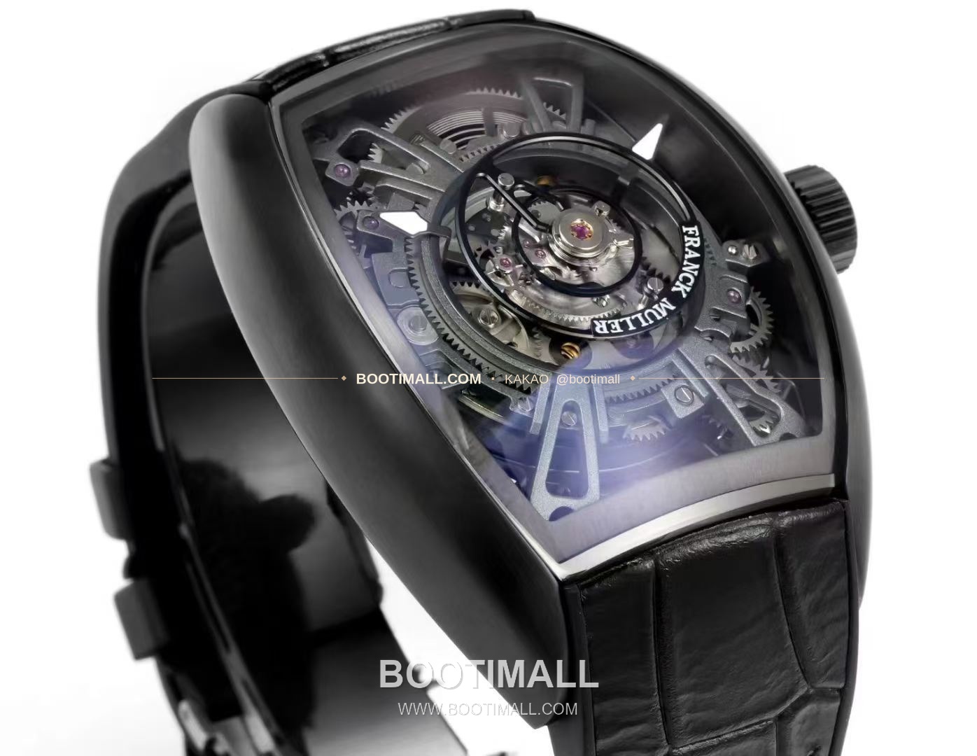 프랭크뮬러 그랜드 센트럴 투르비용 카본파이버 스켈레톤 배럴케이스 오토매틱 Franck Muller Grand Central Tourbillon Carbon Fiber Skeleton Barrel Case Automatic 5