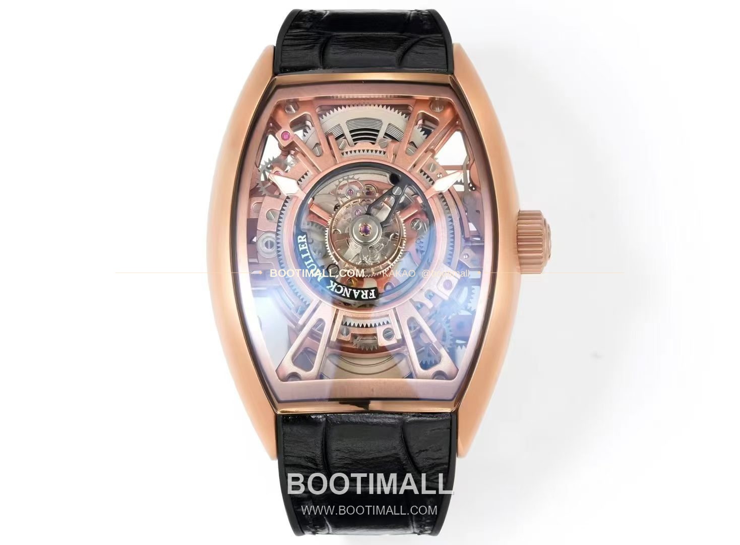 프랭크뮬러 그랜드 센트럴 투르비용 카본파이버 스켈레톤 배럴케이스 오토매틱 Franck Muller Grand Central Tourbillon Carbon Fiber Skeleton Barrel Case Automatic 1