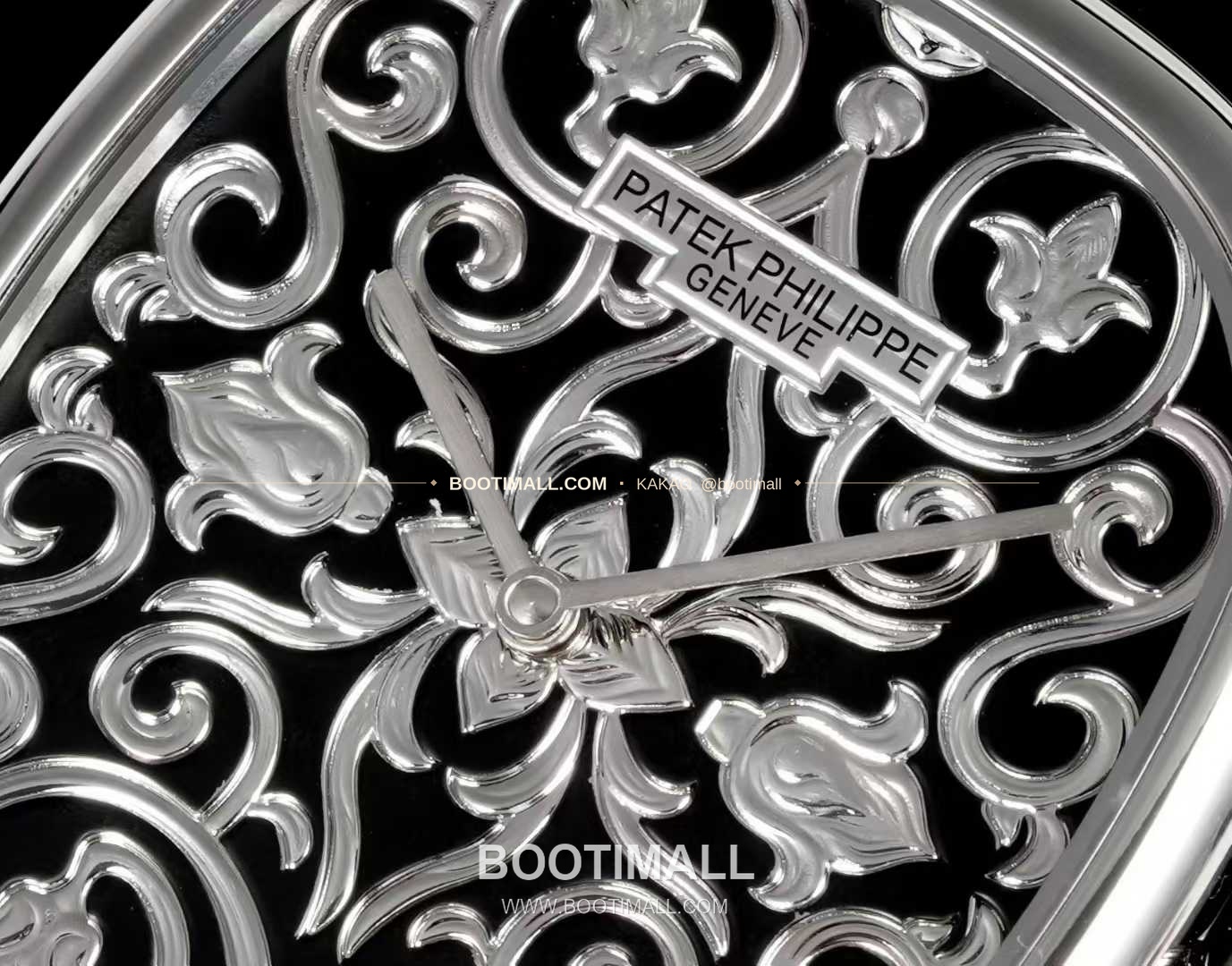 파텍필립 골든 엘립스 화이트골드 블랙에나멜 다이얼 슬림 오토매틱 Patek Philippe Golden Ellipse White Gold Black Enamel Dial Slim Automatic 5738/51G-001 4