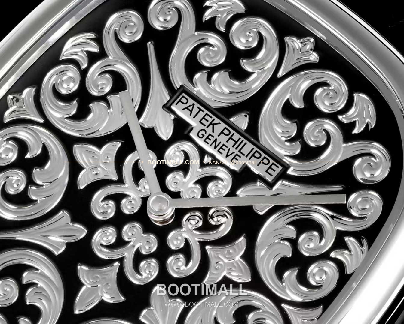 파텍필립 골든 엘립스 화이트골드 블랙에나멜 다이얼 슬림 오토매틱 Patek Philippe Golden Ellipse White Gold Black Enamel Dial Slim Automatic 5738/51G-001 5