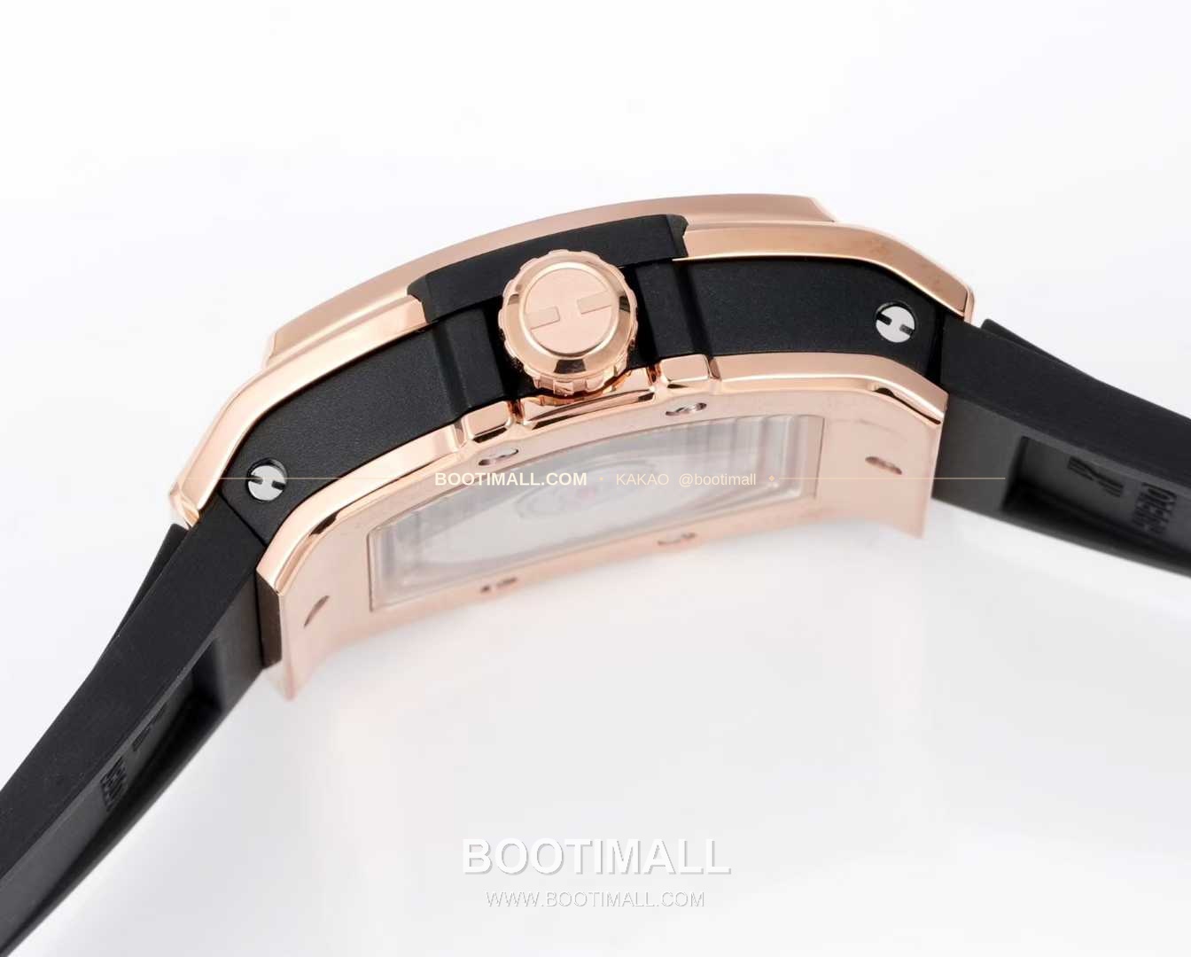 위블로 빅뱅 다이아몬드 스틸 스켈레톤 러버밴드 오토매틱 Hublot Big Bang Diamond Steel Skeleton Rubber Strap Automatic 39mm 6