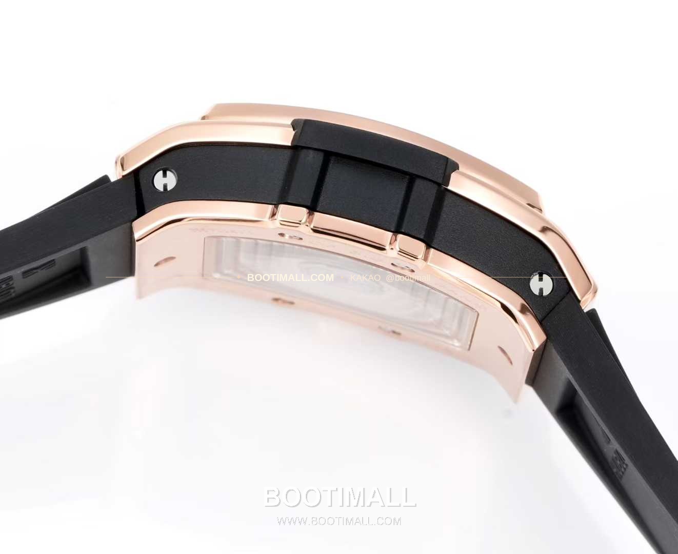 위블로 빅뱅 다이아몬드 스틸 스켈레톤 러버밴드 오토매틱 Hublot Big Bang Diamond Steel Skeleton Rubber Strap Automatic 39mm 7