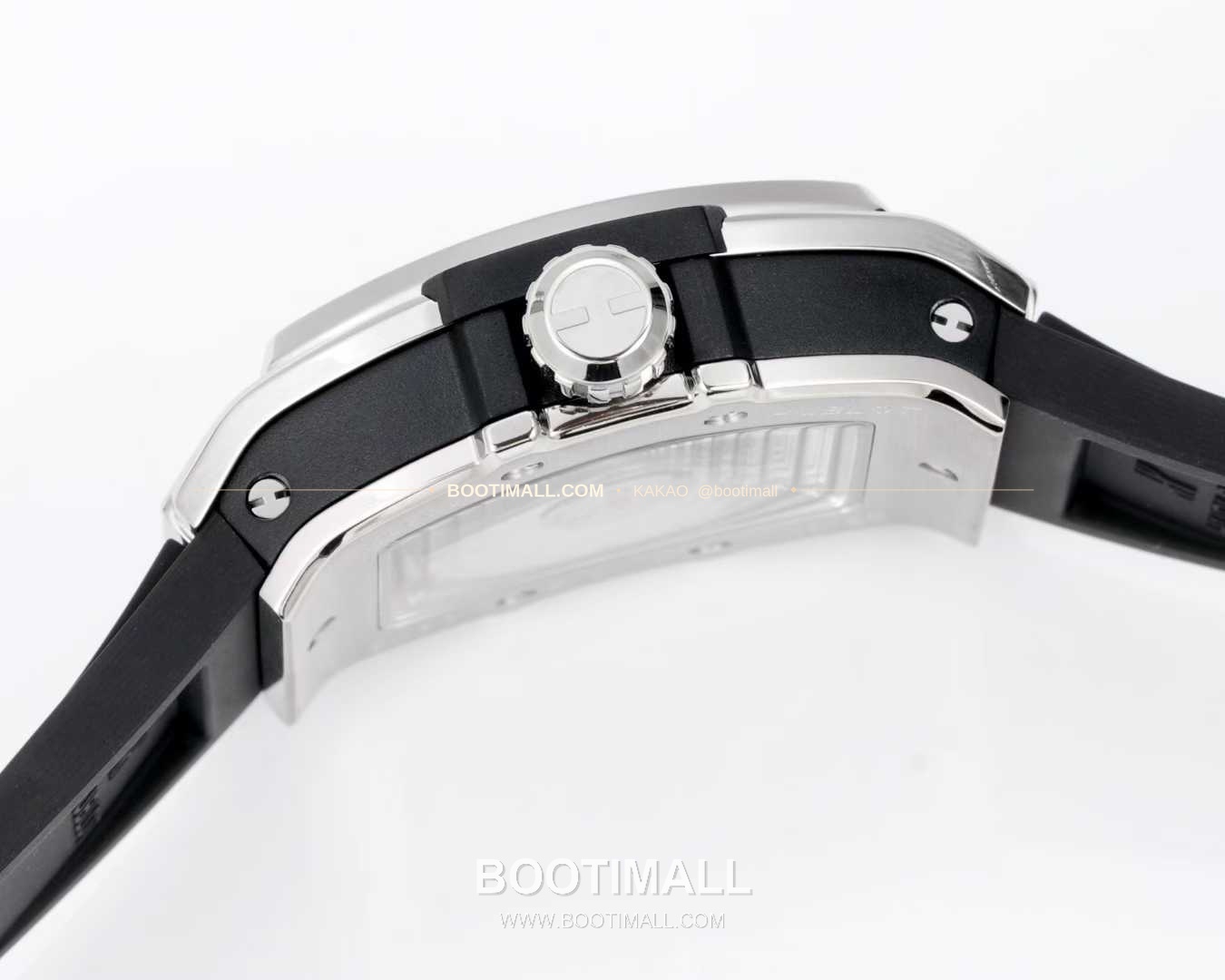 위블로 빅뱅 다이아몬드 스틸 스켈레톤 러버밴드 오토매틱 Hublot Big Bang Diamond Steel Skeleton Rubber Strap Automatic 39mm 6