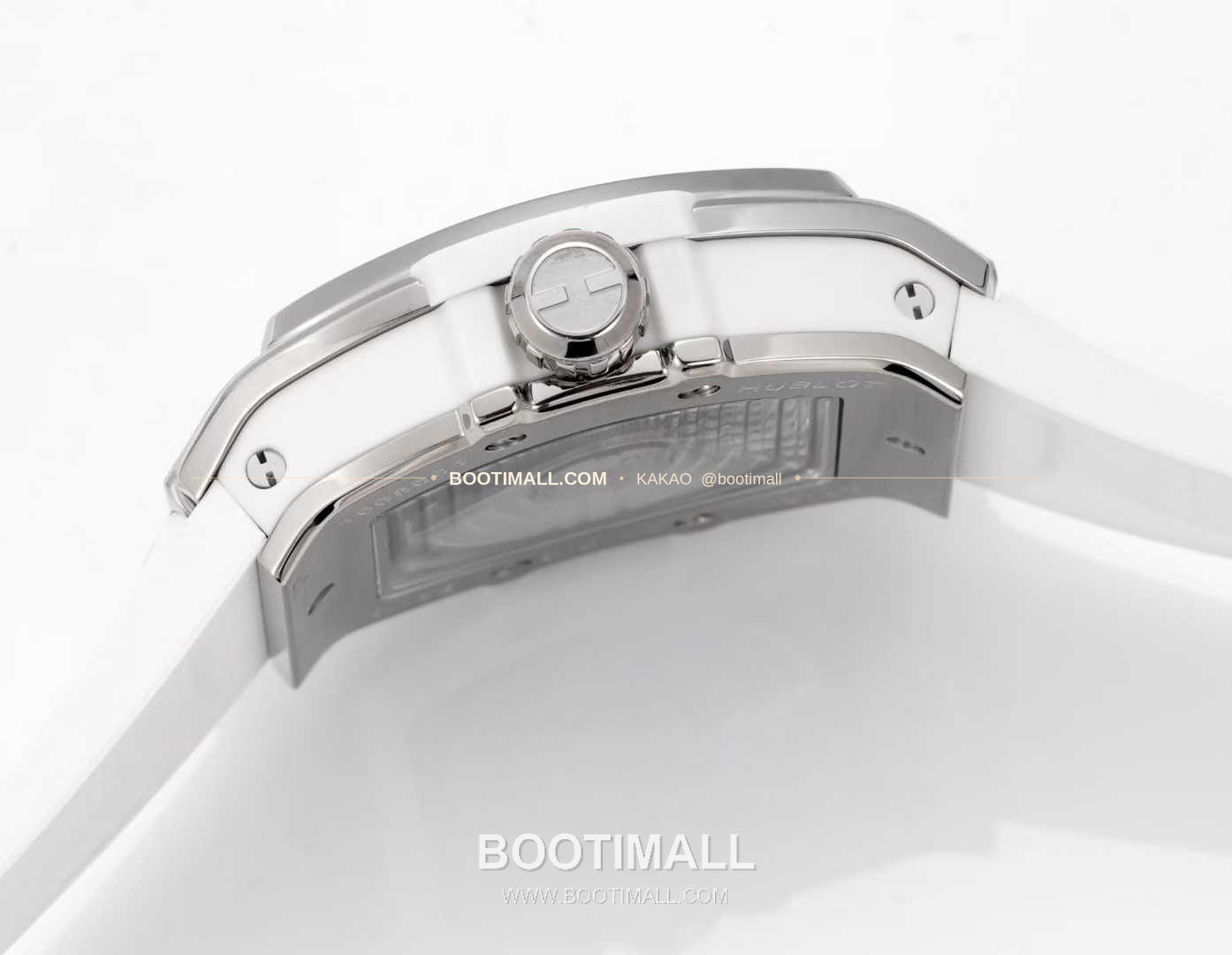 위블로 빅뱅 다이아몬드 스틸 스켈레톤 러버밴드 오토매틱 Hublot Big Bang Diamond Steel Skeleton Rubber Strap Automatic 39mm 6