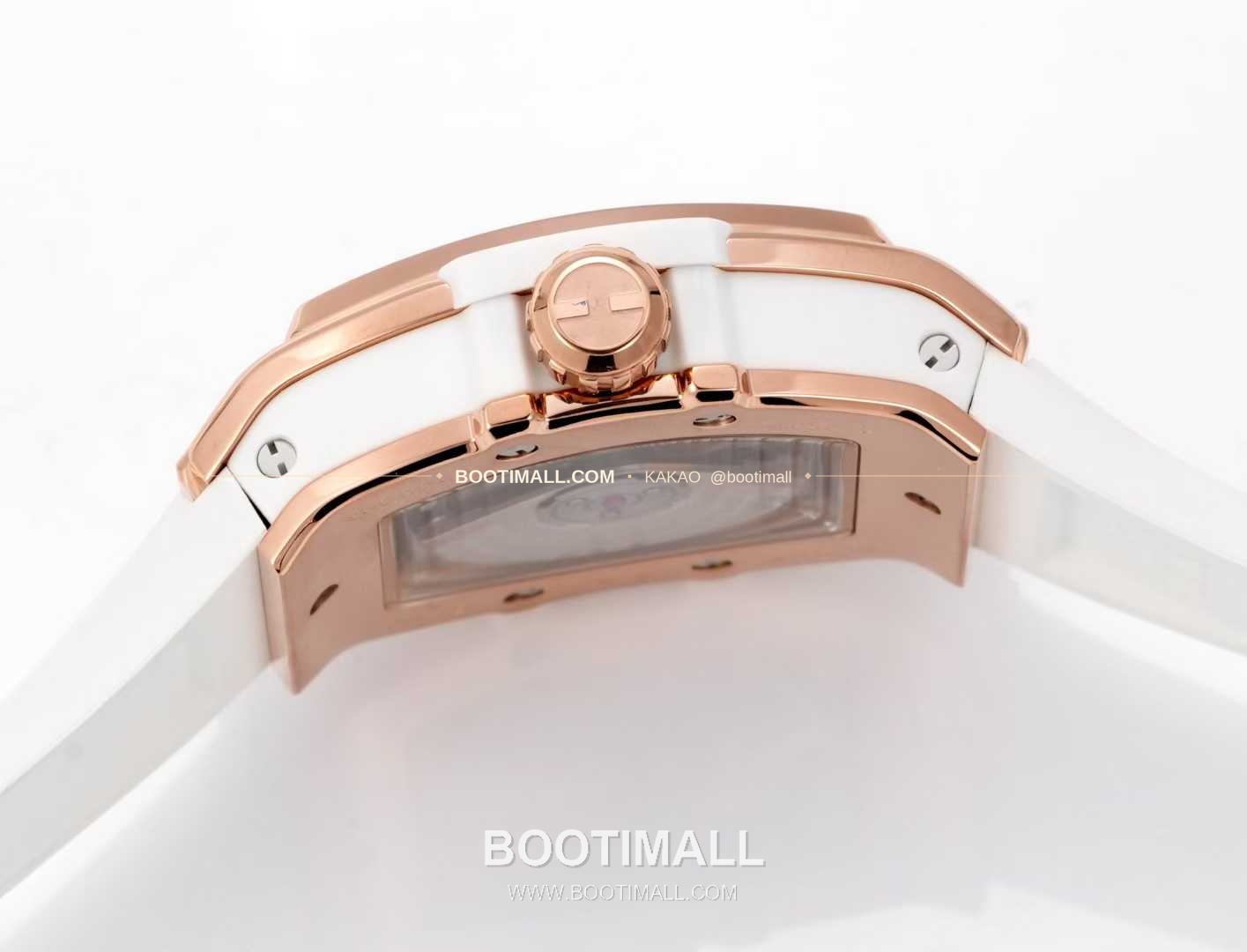 위블로 빅뱅 다이아몬드 스틸 스켈레톤 러버밴드 오토매틱 Hublot Big Bang Diamond Steel Skeleton Rubber Strap Automatic 39mm 6