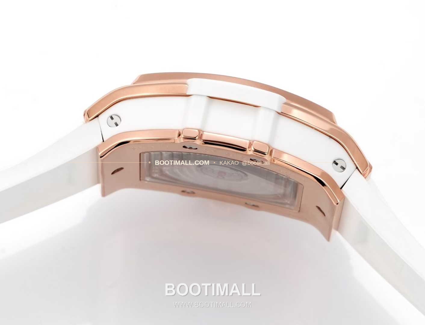 위블로 빅뱅 다이아몬드 스틸 스켈레톤 러버밴드 오토매틱 Hublot Big Bang Diamond Steel Skeleton Rubber Strap Automatic 39mm 7