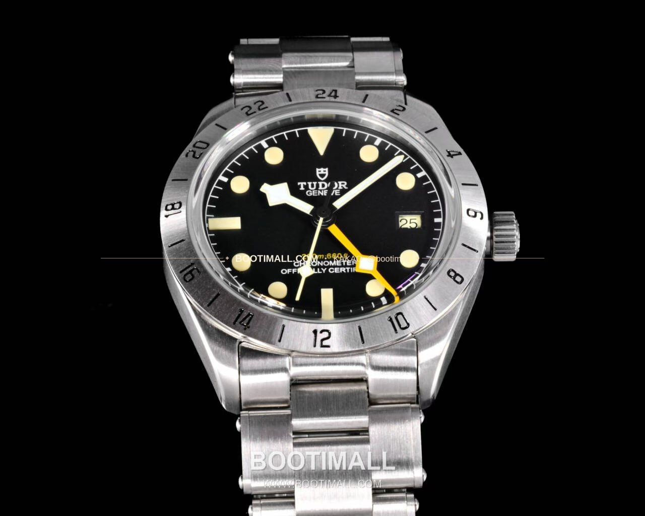 튜더 블랙베이 프로 GMT 스틸 아이보리/블랙 다이얼 오토매틱 Tudor Black Bay Pro GMT Steel Ivory Black Dial Automatic 79470 39mm 5