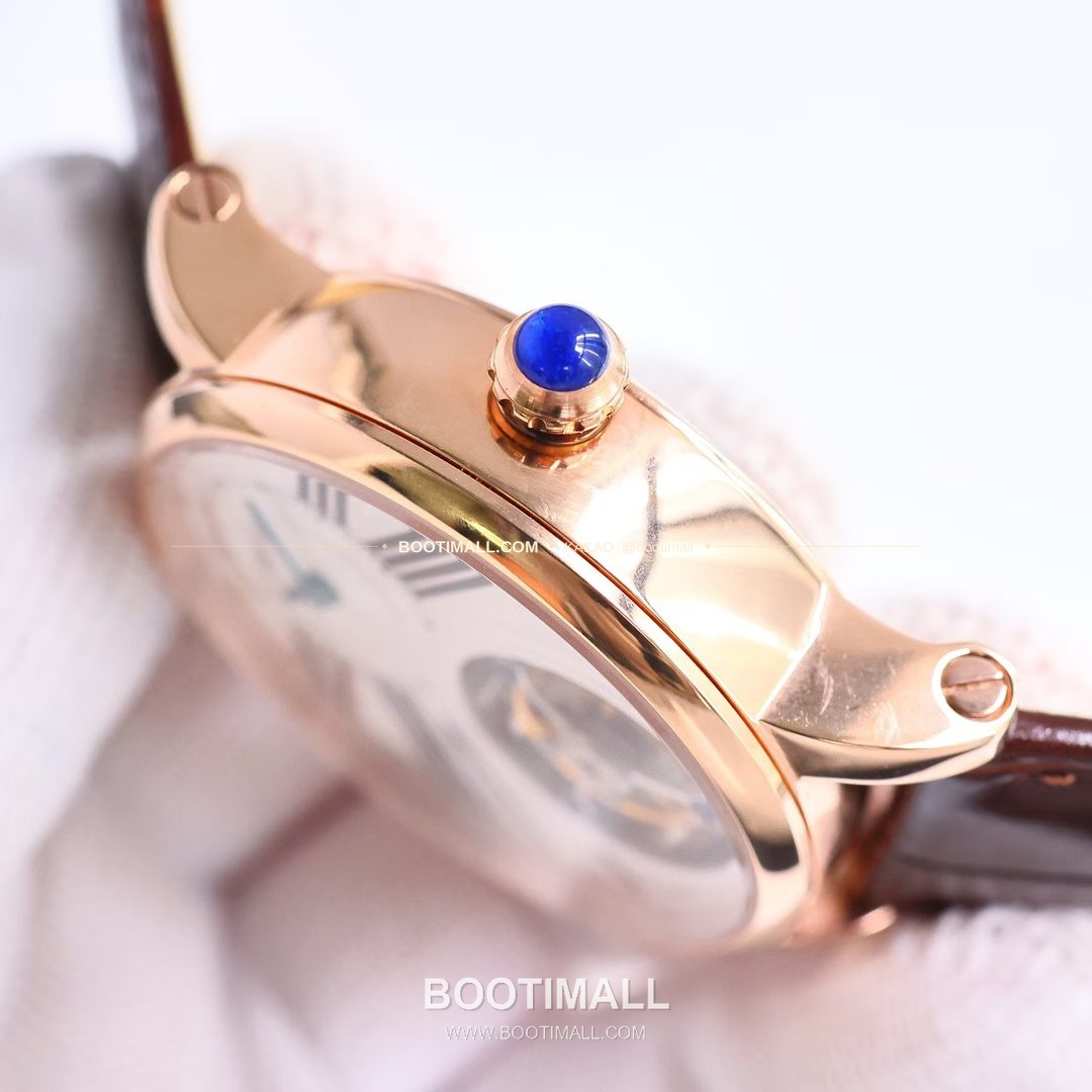 까르띠에 로통드 드 까르띠에 투르비용 스켈레톤 로만다이얼 오토매틱 Cartier Rotonde de Cartier Tourbillon Skeleton Roman Dial Automatic 42mm 5