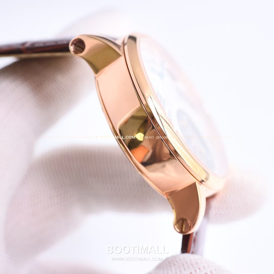 까르띠에 로통드 드 까르띠에 투르비용 스켈레톤 로만다이얼 오토매틱 Cartier Rotonde de Cartier Tourbillon Skeleton Roman Dial Automatic 42mm 6