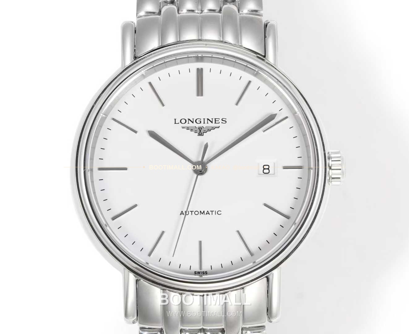롱진 클래식 스틸 화이트다이얼 심플 오토매틱 Longines Classic Steel White Dial Simple Automatic L888 40mm 2