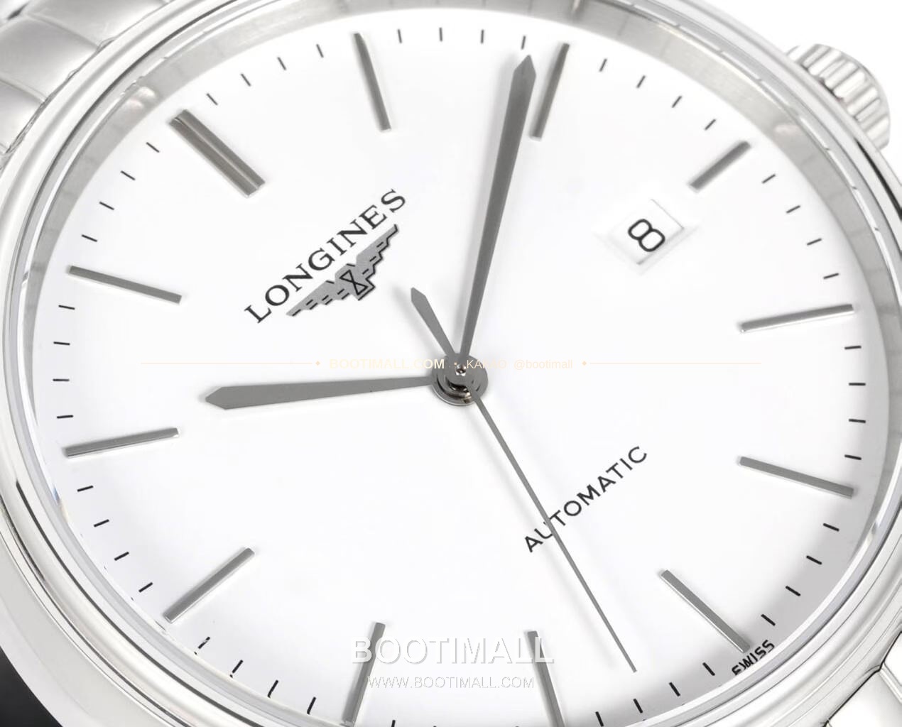 롱진 클래식 스틸 화이트다이얼 심플 오토매틱 Longines Classic Steel White Dial Simple Automatic L888 40mm 3