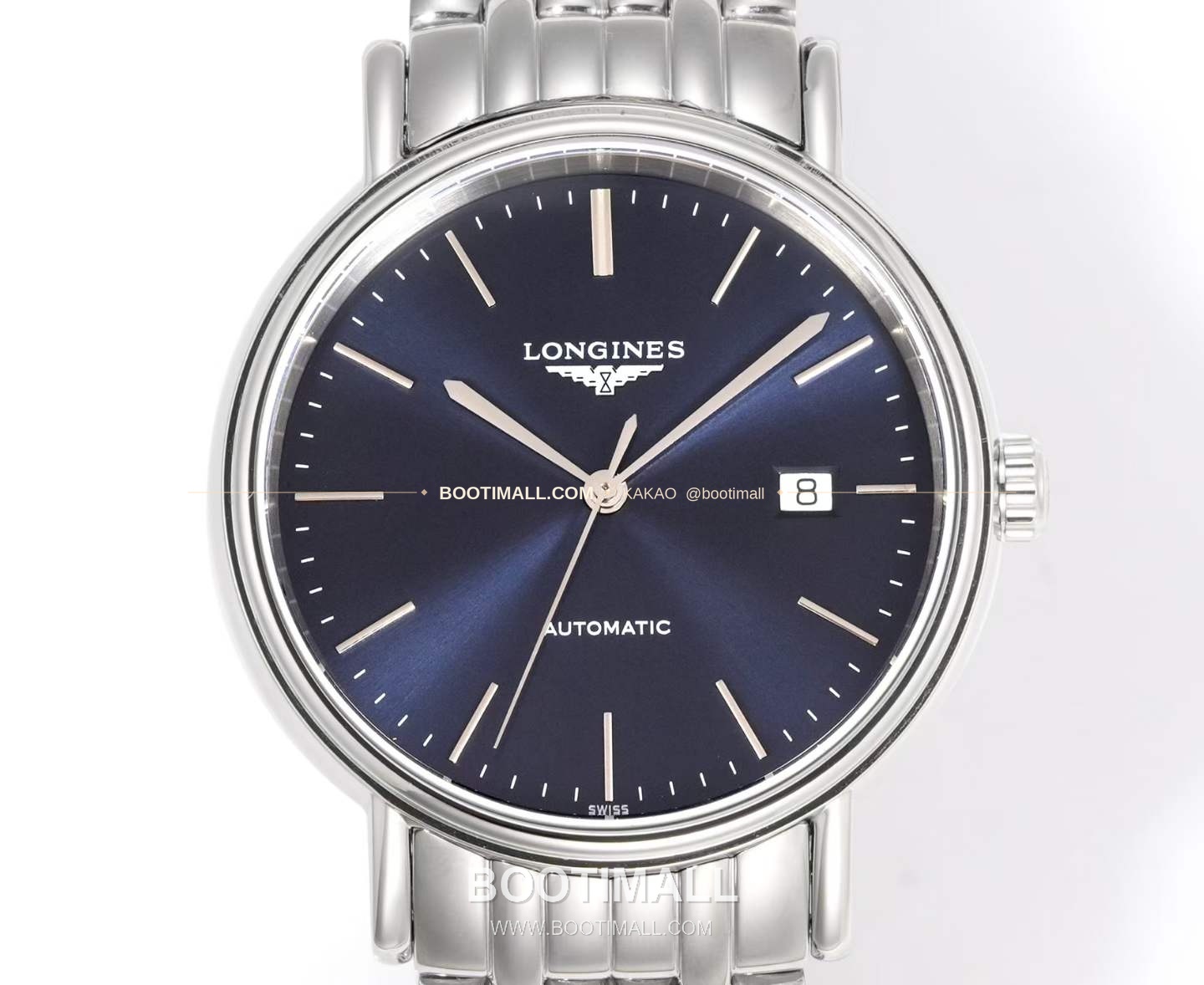 롱진 클래식 스틸 화이트다이얼 심플 오토매틱 Longines Classic Steel White Dial Simple Automatic L888 40mm 2