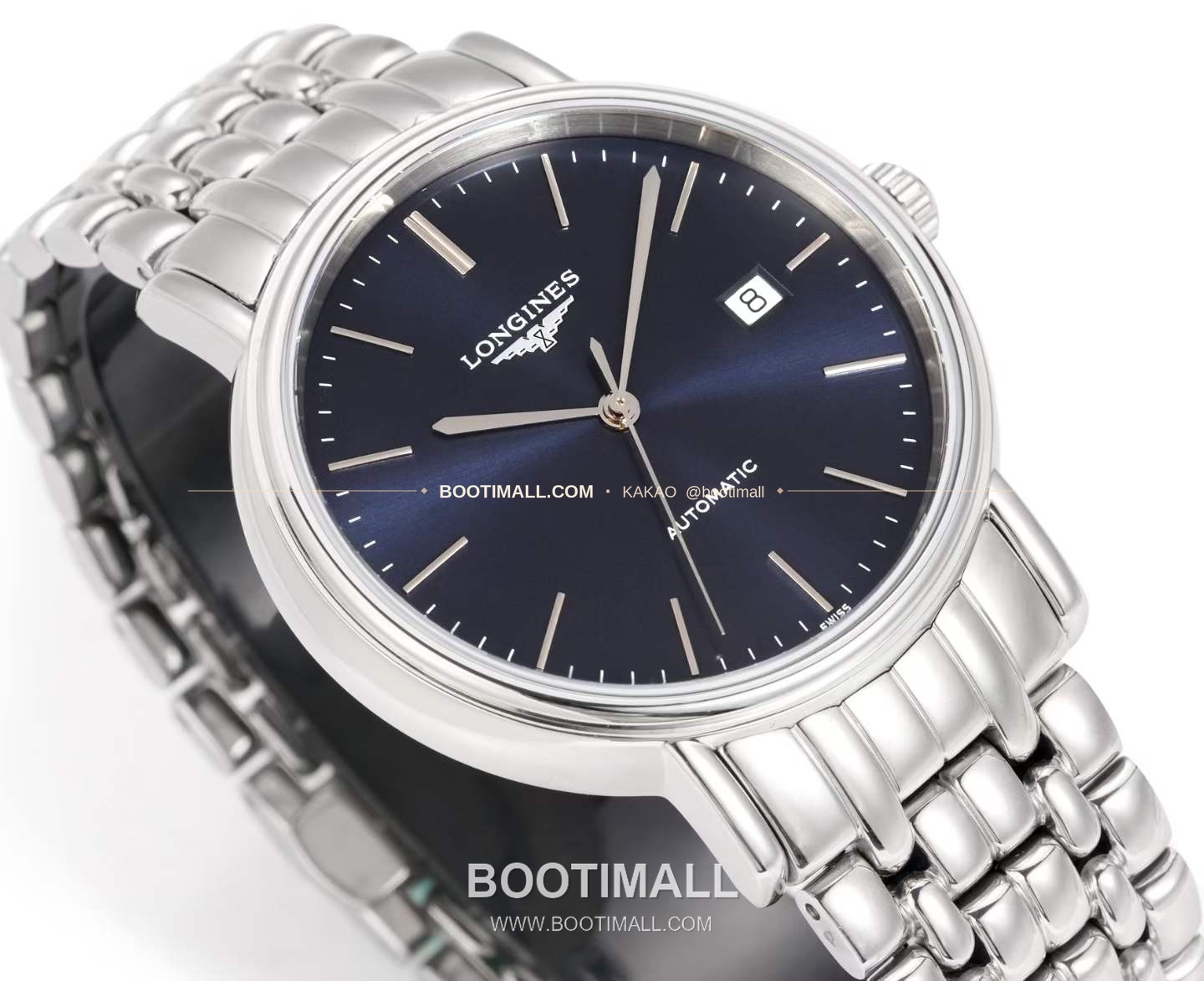 롱진 클래식 스틸 화이트다이얼 심플 오토매틱 Longines Classic Steel White Dial Simple Automatic L888 40mm 5