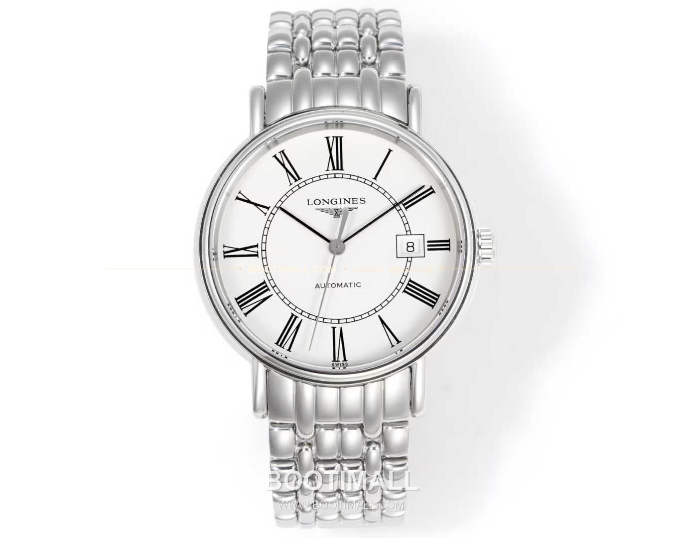 롱진 클래식 스틸 화이트다이얼 심플 오토매틱 Longines Classic Steel White Dial Simple Automatic L888 40mm 1