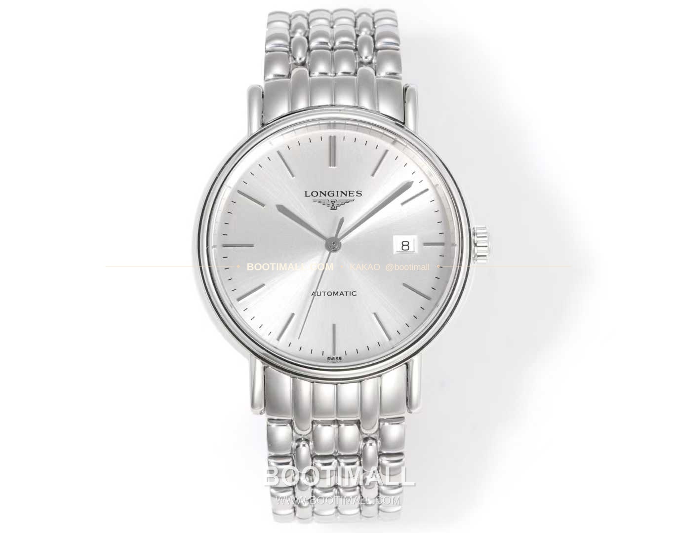 롱진 클래식 스틸 화이트다이얼 심플 오토매틱 Longines Classic Steel White Dial Simple Automatic L888 40mm 1