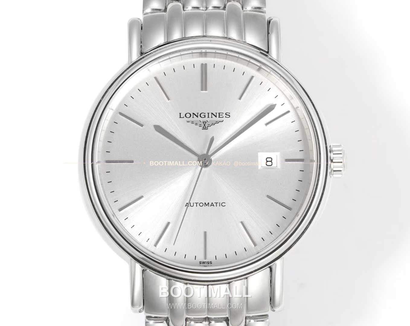 롱진 클래식 스틸 화이트다이얼 심플 오토매틱 Longines Classic Steel White Dial Simple Automatic L888 40mm 2