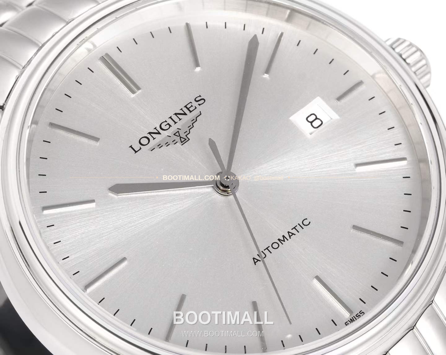 롱진 클래식 스틸 화이트다이얼 심플 오토매틱 Longines Classic Steel White Dial Simple Automatic L888 40mm 3