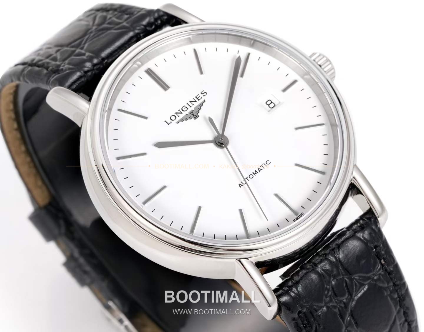 롱진 클래식 스틸 화이트다이얼 심플 오토매틱 Longines Classic Steel White Dial Simple Automatic L888 40mm 4