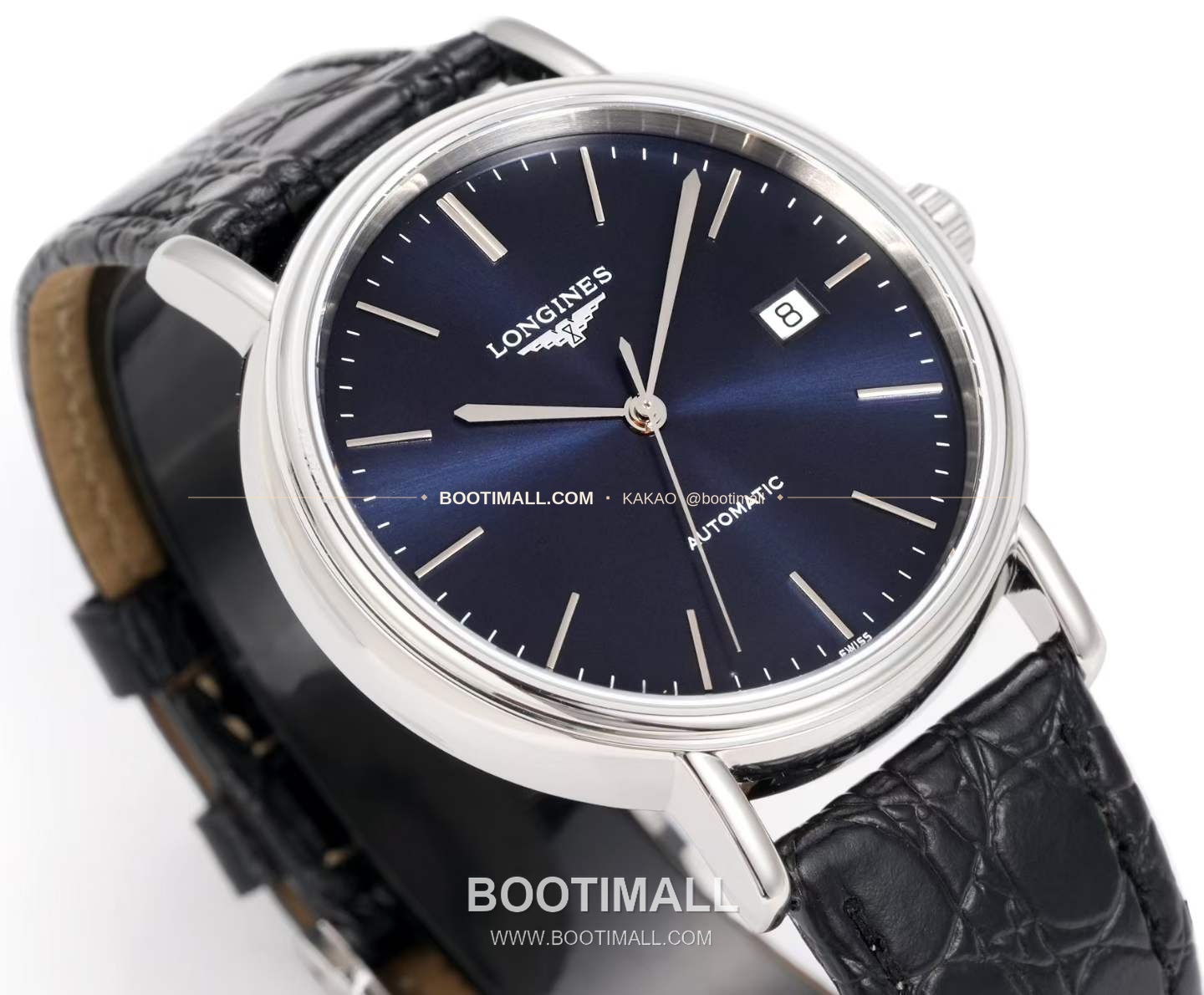 롱진 클래식 스틸 화이트다이얼 심플 오토매틱 Longines Classic Steel White Dial Simple Automatic L888 40mm 5