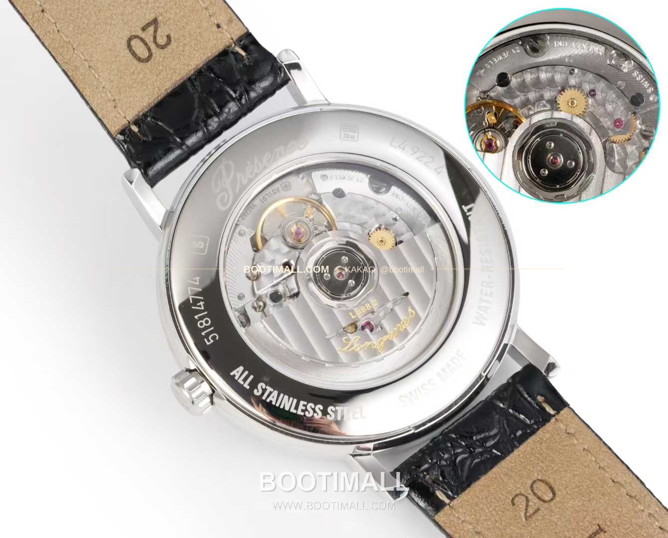 롱진 클래식 스틸 화이트다이얼 심플 오토매틱 Longines Classic Steel White Dial Simple Automatic L888 40mm 8