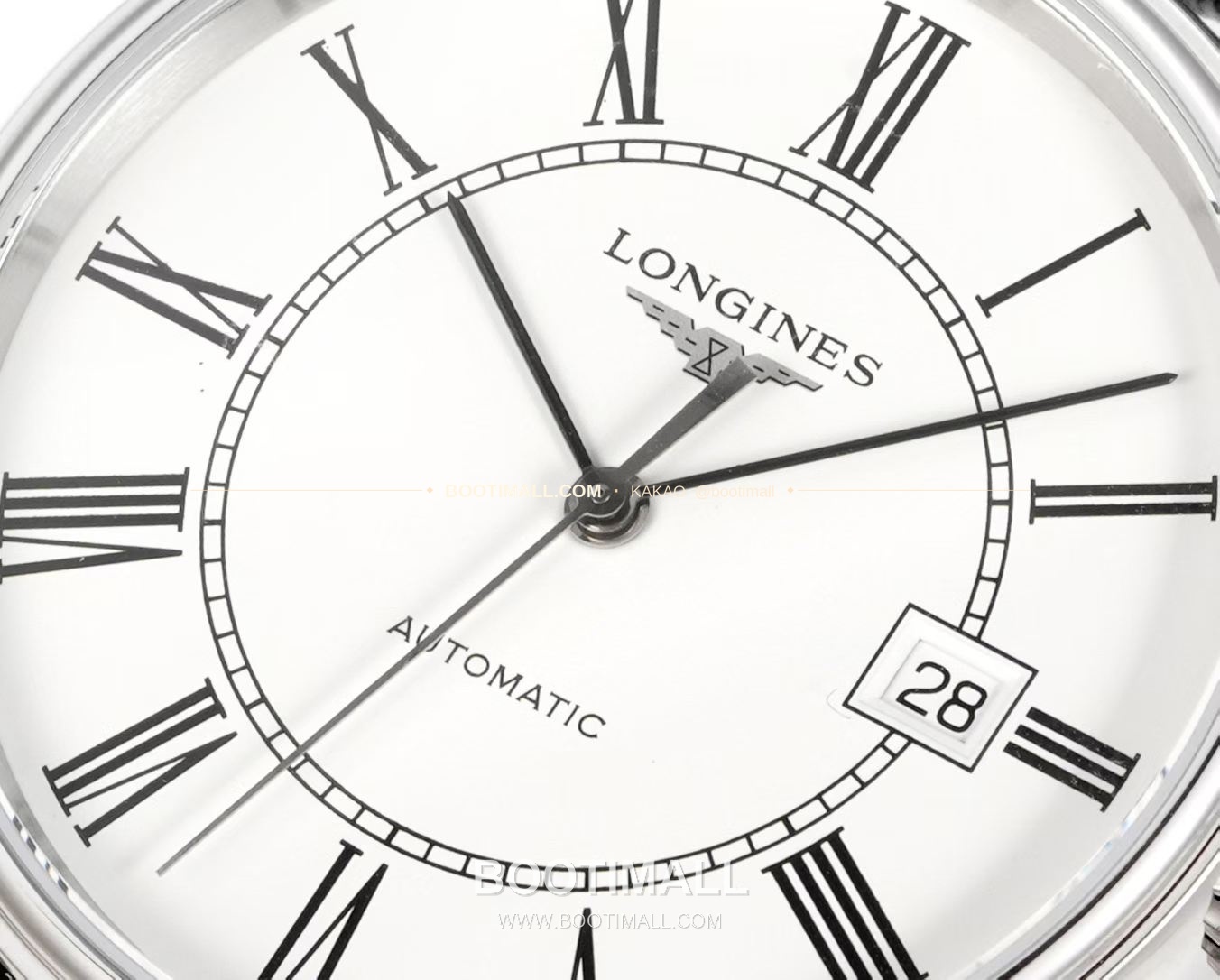 롱진 클래식 스틸 화이트다이얼 심플 오토매틱 Longines Classic Steel White Dial Simple Automatic L888 40mm 3