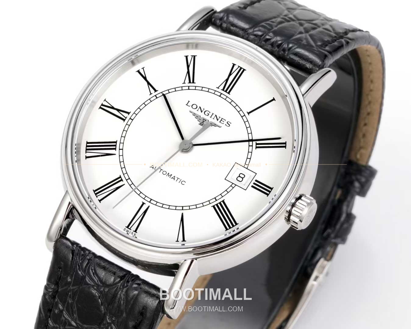 롱진 클래식 스틸 화이트다이얼 심플 오토매틱 Longines Classic Steel White Dial Simple Automatic L888 40mm 4