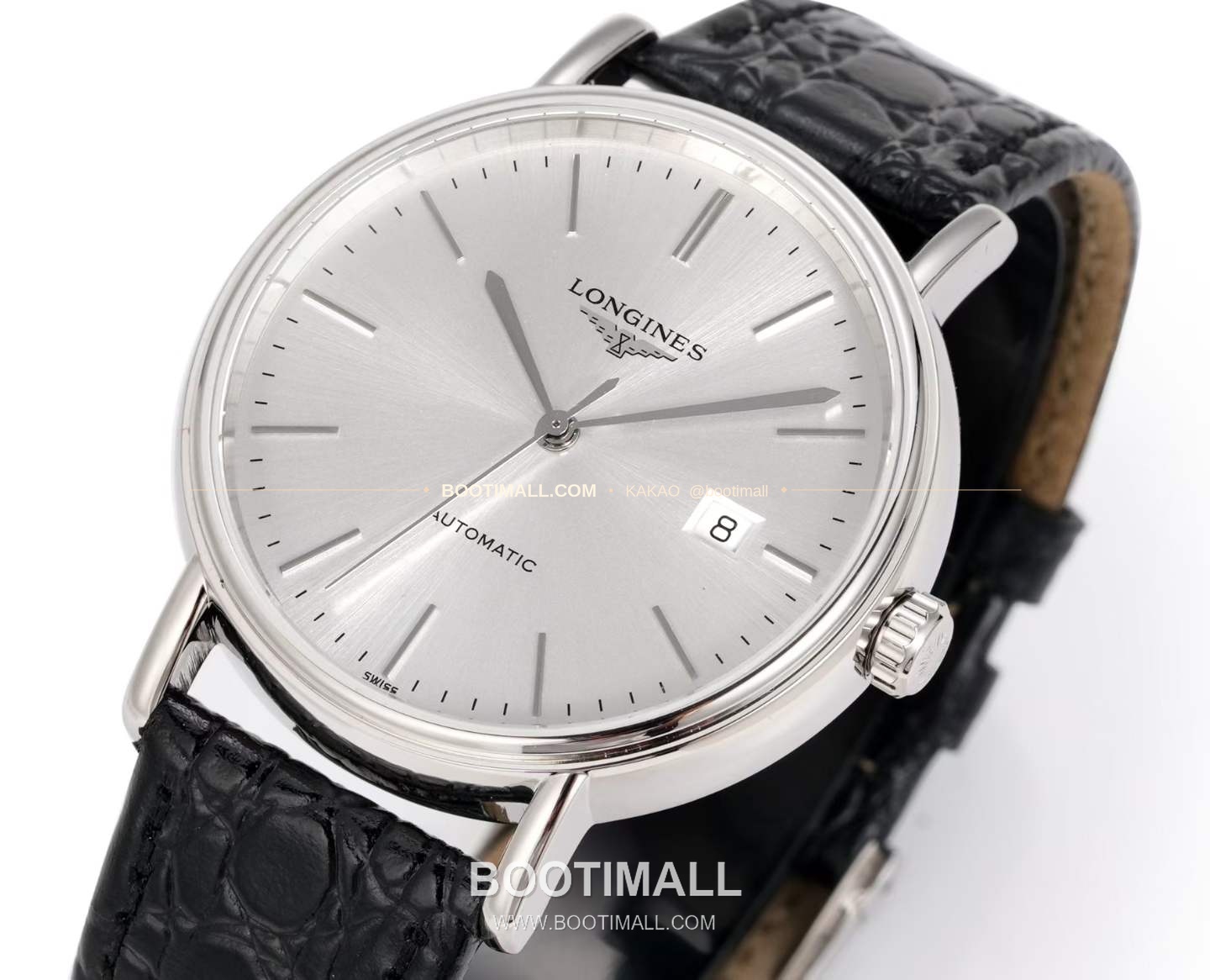 롱진 클래식 스틸 화이트다이얼 심플 오토매틱 Longines Classic Steel White Dial Simple Automatic L888 40mm 4