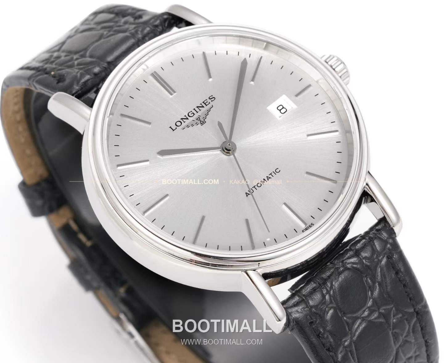롱진 클래식 스틸 화이트다이얼 심플 오토매틱 Longines Classic Steel White Dial Simple Automatic L888 40mm 5
