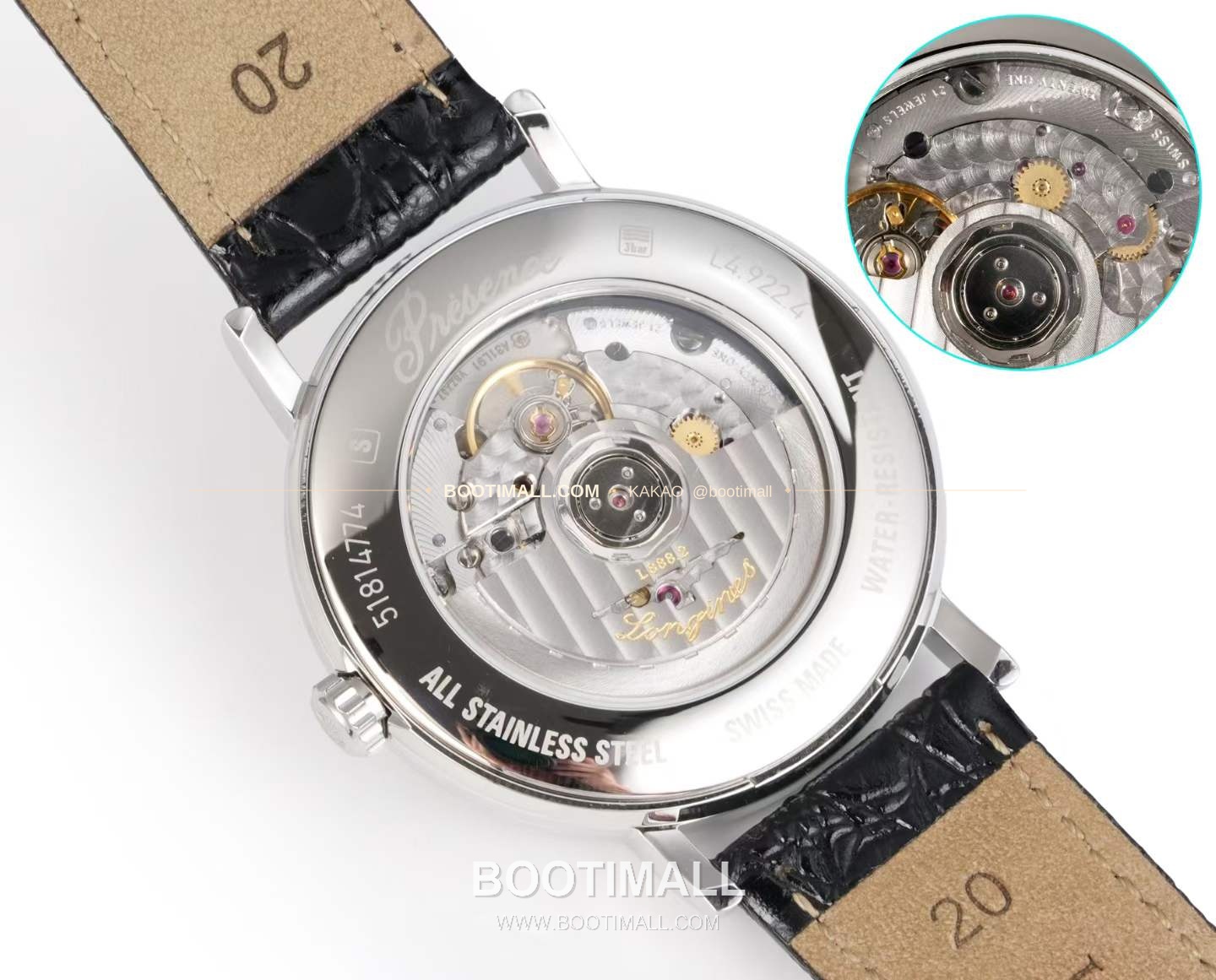 롱진 클래식 스틸 화이트다이얼 심플 오토매틱 Longines Classic Steel White Dial Simple Automatic L888 40mm 8