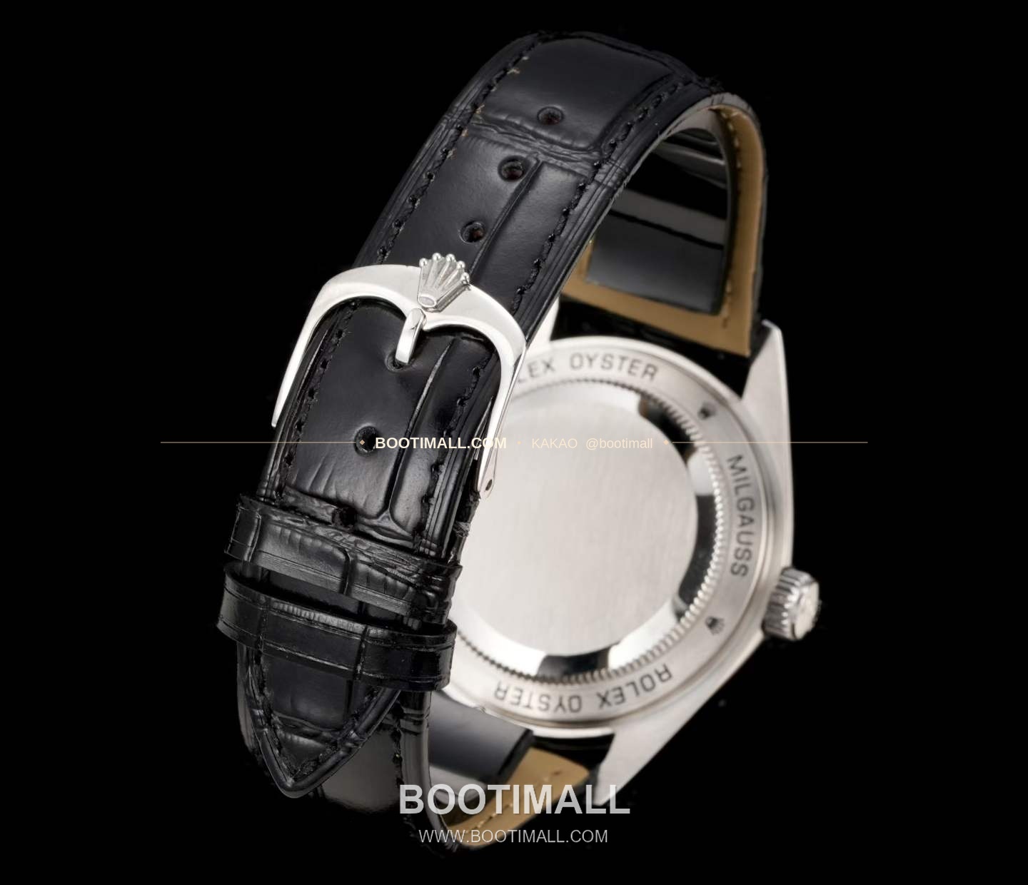 롤렉스 에어킹 스틸 블랙다이얼 그린핸즈 오토매틱 Rolex Air-King Steel Black Dial Green Hands Automatic 40mm 9