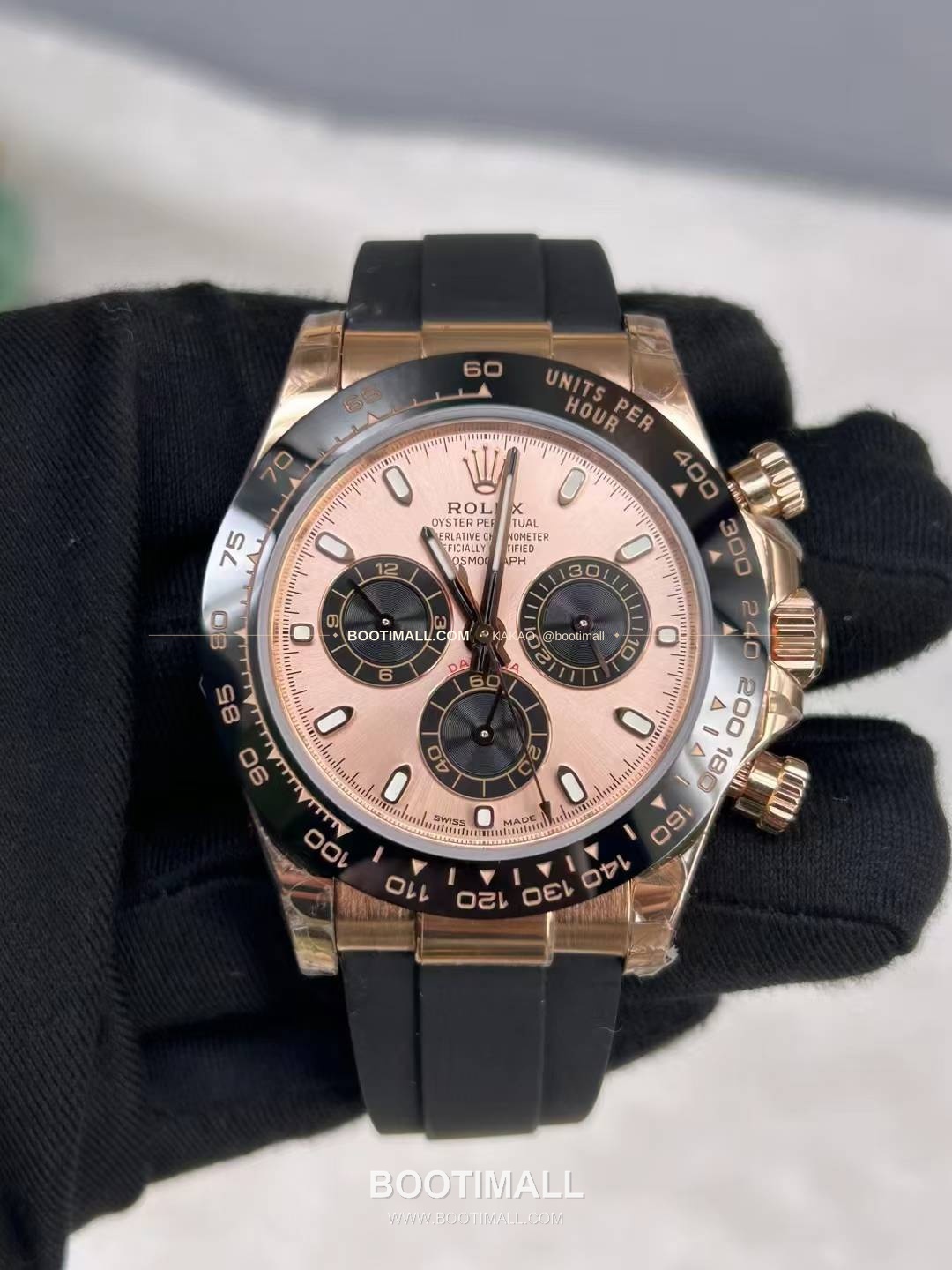 롤렉스 데이토나 18K 옐로우골드 블랙다이얼 크로노그래프 Rolex Daytona 18K Yellow Gold Black Dial Chronograph 40mm 2