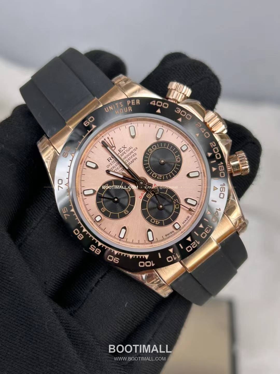 롤렉스 데이토나 18K 옐로우골드 블랙다이얼 크로노그래프 Rolex Daytona 18K Yellow Gold Black Dial Chronograph 40mm 3