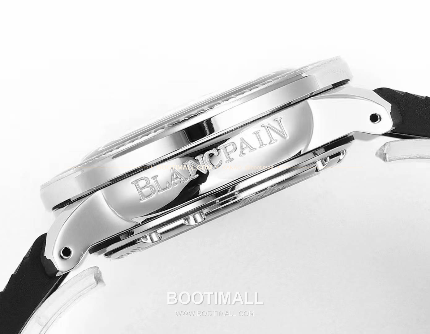 블랑팡 피프티 패덤즈 스틸 블랙다이얼 다이버 오토매틱 Blancpain Fifty Fathoms Steel Black Dial Diver Automatic 5008B 40.3mm 9