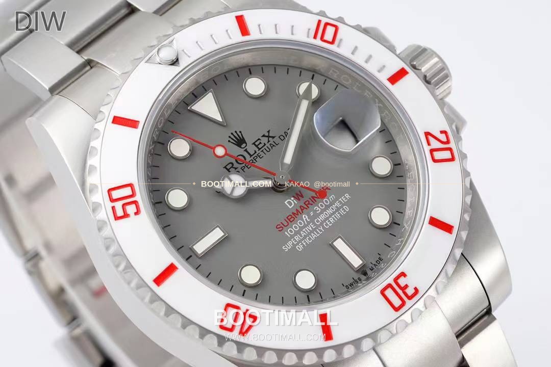 롤렉스 서브마리너 904L스틸 핑크다이얼 다이버 오토매틱 Rolex Submariner 904L Steel Pink Dial Diver Automatic 40mm 4