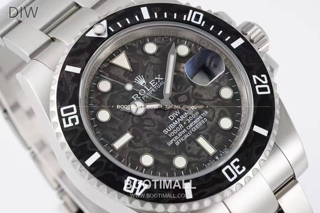 롤렉스 서브마리너 904L스틸 핑크다이얼 다이버 오토매틱 Rolex Submariner 904L Steel Pink Dial Diver Automatic 40mm 4